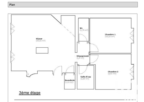 Mieszkanie na sprzedaż - Levallois-Perret, Francja, 53 m², 506 471 USD (2 071 465 PLN), NET-100728901