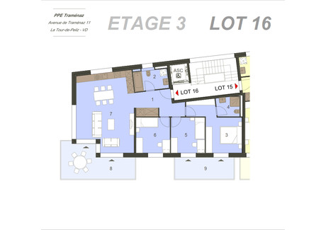 Mieszkanie na sprzedaż - Avenue de Traménaz La Tour-De-Peilz, Szwajcaria, 108 m², 1 586 009 USD (6 391 616 PLN), NET-98397047