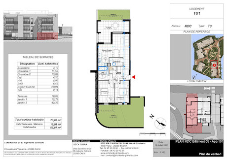 Mieszkanie na sprzedaż - Calvi, Francja, 73,62 m², 413 440 USD (1 715 775 PLN), NET-99929939