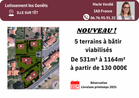 Działka na sprzedaż - Ille-Sur-Têt, Francja, 667 m², 161 038 USD (660 254 PLN), NET-103006995