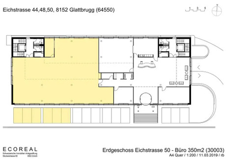 Biuro do wynajęcia - Eichstrasse Glattbrugg, Szwajcaria, 350 m², 7345 USD (30 113 PLN), NET-101184674