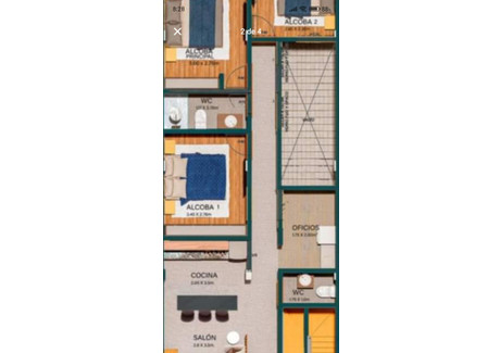 Mieszkanie na sprzedaż - El Porvenir, Río Negro, Argentina Rionegro, Kolumbia, 79 m², 52 569 USD (215 531 PLN), NET-102250400