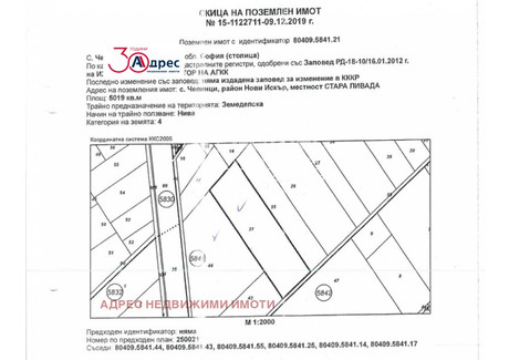 Działka na sprzedaż - с. Чепинци/s. Chepinci София/sofia, Bułgaria, 5019 m², 148 282 USD (619 819 PLN), NET-88634577