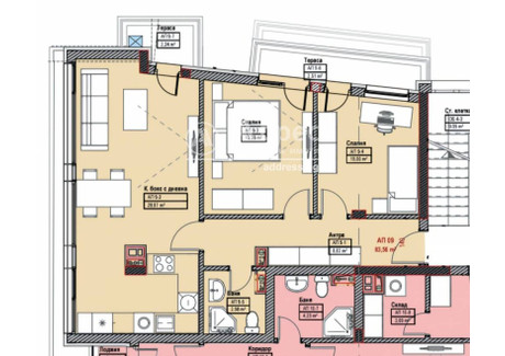 Mieszkanie na sprzedaż - Овча купел/Ovcha kupel София/sofia, Bułgaria, 110 m², 221 204 USD (849 424 PLN), NET-97372232