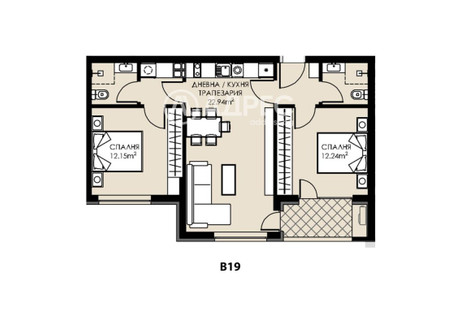 Mieszkanie na sprzedaż - Люлин /Liulin София/sofia, Bułgaria, 87 m², 133 864 USD (514 039 PLN), NET-98081916