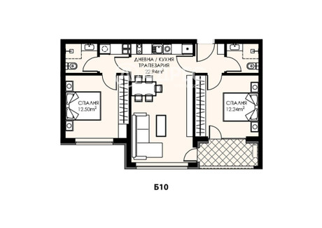 Mieszkanie na sprzedaż - Люлин /Liulin София/sofia, Bułgaria, 88 m², 143 655 USD (588 984 PLN), NET-98081965