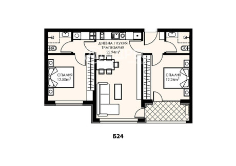 Mieszkanie na sprzedaż - Люлин /Liulin София/sofia, Bułgaria, 88 m², 137 144 USD (573 264 PLN), NET-98082028