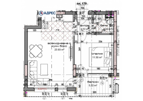 Mieszkanie na sprzedaż - Младост /Mladost Варна/varna, Bułgaria, 71 m², 107 431 USD (412 533 PLN), NET-100990430