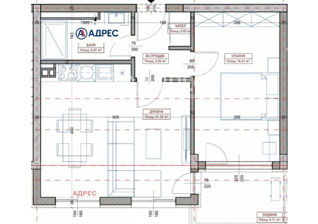 Mieszkanie na sprzedaż - Владислав Варненчик /Vladislav Varnenchik Варна/varna, Bułgaria, 67 m², 98 563 USD (404 108 PLN), NET-101579035