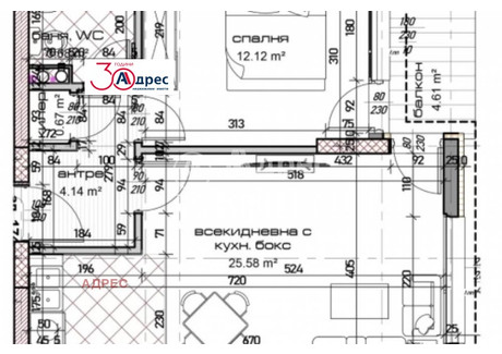 Mieszkanie na sprzedaż - Младост /Mladost Варна/varna, Bułgaria, 72 m², 103 791 USD (430 734 PLN), NET-96475661