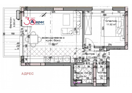 Mieszkanie na sprzedaż - Младост /Mladost Варна/varna, Bułgaria, 71 m², 100 074 USD (418 311 PLN), NET-96476009