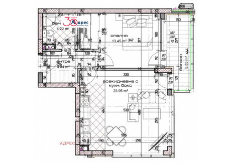 Mieszkanie na sprzedaż - Младост /Mladost Варна/varna, Bułgaria, 73 m², 112 089 USD (449 479 PLN), NET-96476126