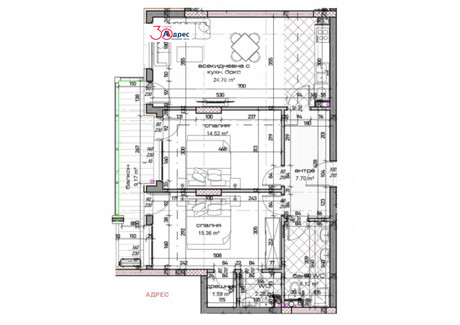 Mieszkanie na sprzedaż - Младост /Mladost Варна/varna, Bułgaria, 114 m², 174 946 USD (731 272 PLN), NET-96476201