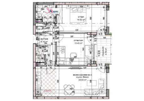 Mieszkanie na sprzedaż - Младост /Mladost Варна/varna, Bułgaria, 101 m², 138 018 USD (539 651 PLN), NET-96476204