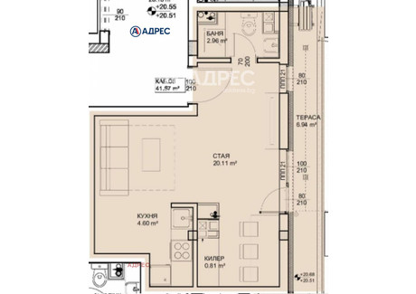 Mieszkanie na sprzedaż - Левски /Levski Варна/varna, Bułgaria, 54 m², 86 813 USD (334 229 PLN), NET-98514704