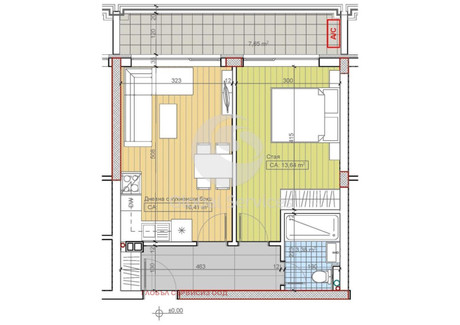 Mieszkanie na sprzedaż - м-т Гърдова глава/m-t Gardova glava София/sofia, Bułgaria, 65 m², 101 711 USD (417 014 PLN), NET-102482607