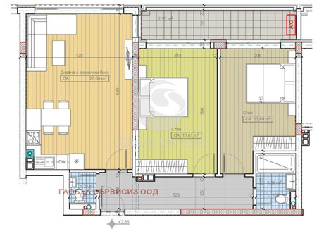 Mieszkanie na sprzedaż - м-т Гърдова глава/m-t Gardova glava София/sofia, Bułgaria, 107 m², 176 389 USD (732 013 PLN), NET-102482608