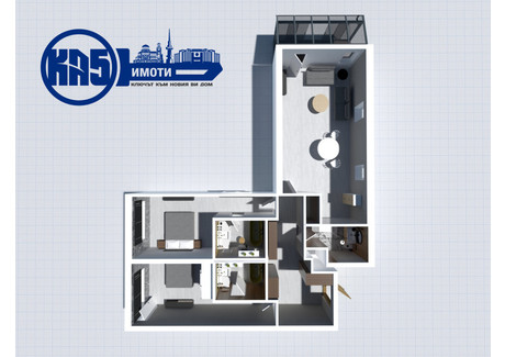 Mieszkanie na sprzedaż - Витоша/Vitosha София/sofia, Bułgaria, 151 m², 385 943 USD (1 509 037 PLN), NET-101074451