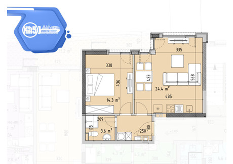 Mieszkanie na sprzedaż - Витоша/Vitosha София/sofia, Bułgaria, 70 m², 134 273 USD (561 262 PLN), NET-101579748