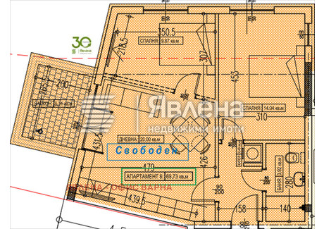 Mieszkanie na sprzedaż - Колхозен пазар/Kolhozen pazar Варна/varna, Bułgaria, 89 m², 118 953 USD (468 673 PLN), NET-97572705