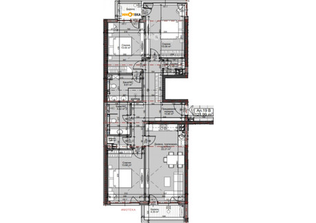 Mieszkanie na sprzedaż - Младост /Mladost София/sofia, Bułgaria, 141 m², 304 788 USD (1 246 585 PLN), NET-91793770