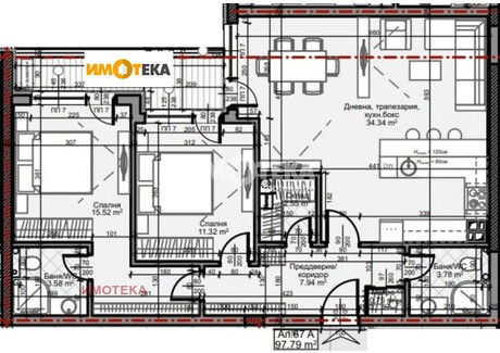 Mieszkanie na sprzedaż - Младост /Mladost София/sofia, Bułgaria, 114 m², 236 983 USD (910 015 PLN), NET-91793816