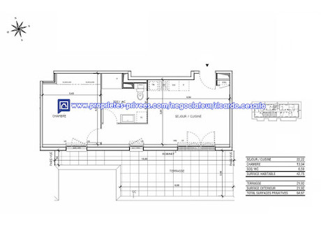 Mieszkanie na sprzedaż - Quimper, Francja, 42,75 m², 197 382 USD (757 948 PLN), NET-101098343