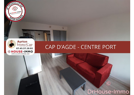 Mieszkanie na sprzedaż - Cap D Agde, Francja, 19,58 m², 104 242 USD (426 348 PLN), NET-101963941