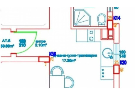 Mieszkanie na sprzedaż - Славейков/Slaveykov Бургас/burgas, Bułgaria, 57 m², 100 665 USD (412 728 PLN), NET-102538894